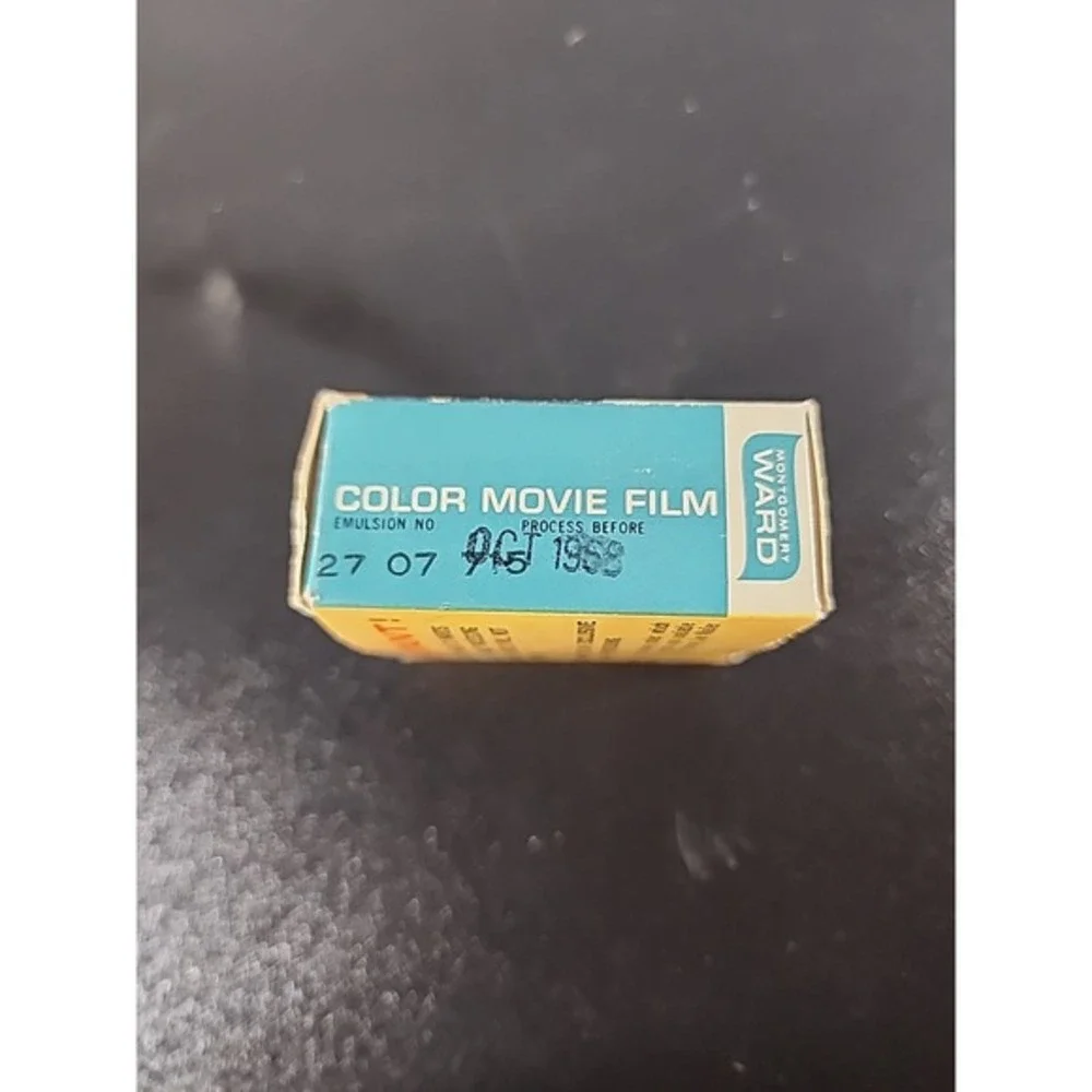 Montgomery Wards Color Movie Film Double 8mm Film‎ Magazine – Sealed – Exp 1968